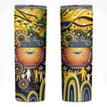 NAIDOC Week 2025 Cowboys Rugby Skinny Tumbler Aboriginal Dot Painting