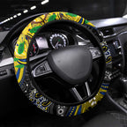 NAIDOC Week 2025 Cowboys Rugby Steering Wheel Cover Aboriginal Dot Painting