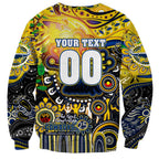 Personalised NAIDOC Week 2025 Cowboys Rugby Sweatshirt Aboriginal Dot Painting
