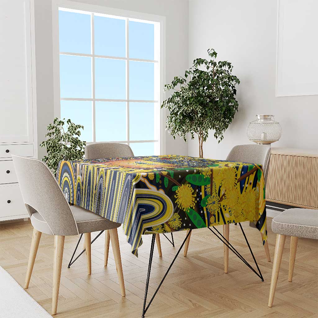 NAIDOC Week 2025 Cowboys Rugby Tablecloth Aboriginal Dot Painting