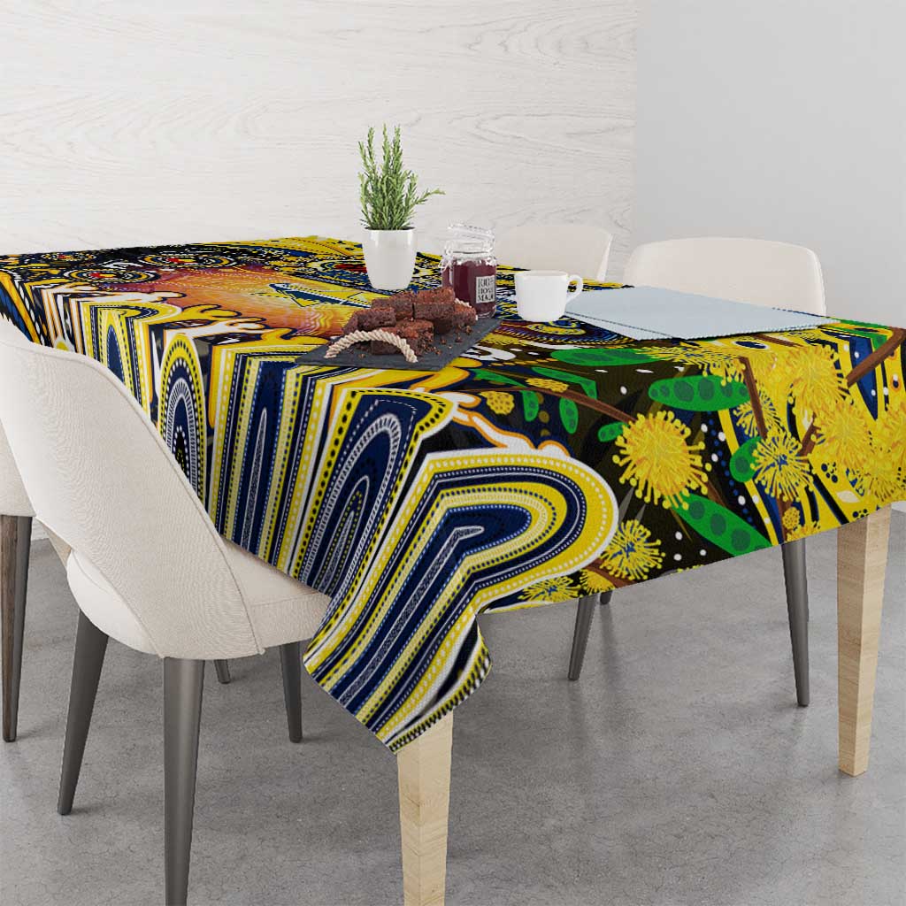 NAIDOC Week 2025 Cowboys Rugby Tablecloth Aboriginal Dot Painting
