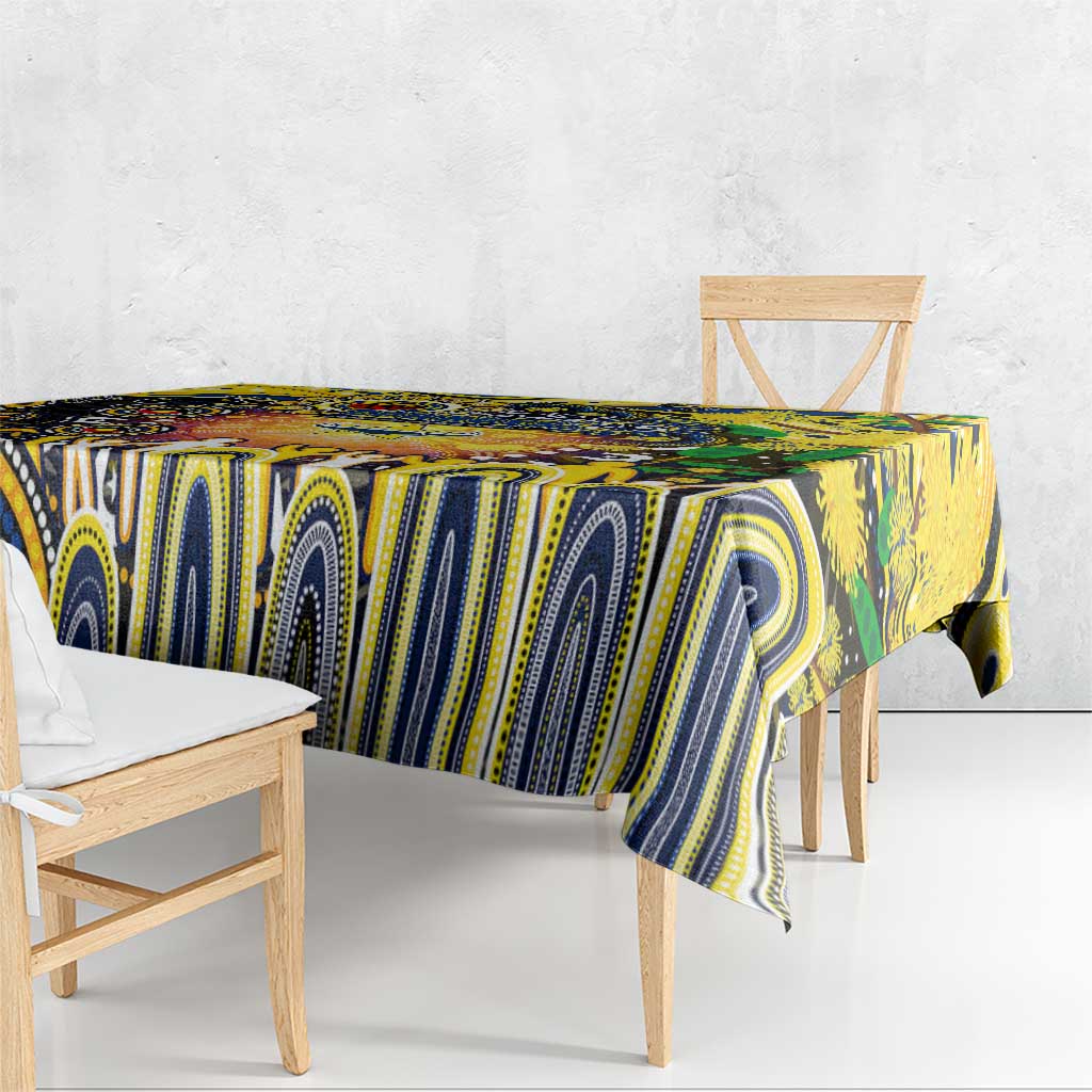 NAIDOC Week 2025 Cowboys Rugby Tablecloth Aboriginal Dot Painting