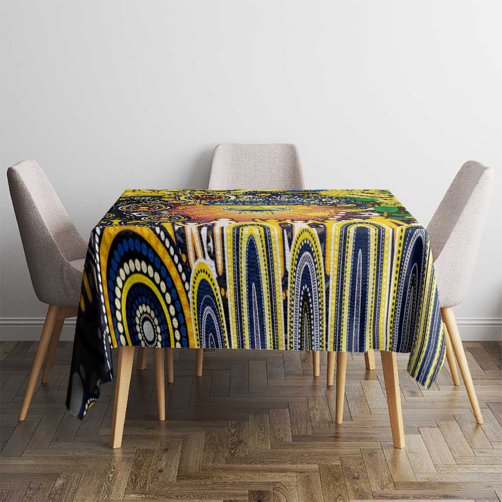 NAIDOC Week 2025 Cowboys Rugby Tablecloth Aboriginal Dot Painting