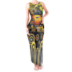 Personalised NAIDOC Week 2025 Cowboys Rugby Tank Maxi Dress Aboriginal Dot Painting