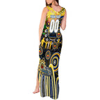 Personalised NAIDOC Week 2025 Cowboys Rugby Tank Maxi Dress Aboriginal Dot Painting