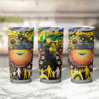 NAIDOC Week 2025 Cowboys Rugby Tumbler Cup Aboriginal Dot Painting