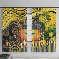 NAIDOC Week 2025 Cowboys Rugby Window Curtain Aboriginal Dot Painting