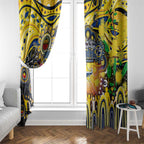 NAIDOC Week 2025 Cowboys Rugby Window Curtain Aboriginal Dot Painting