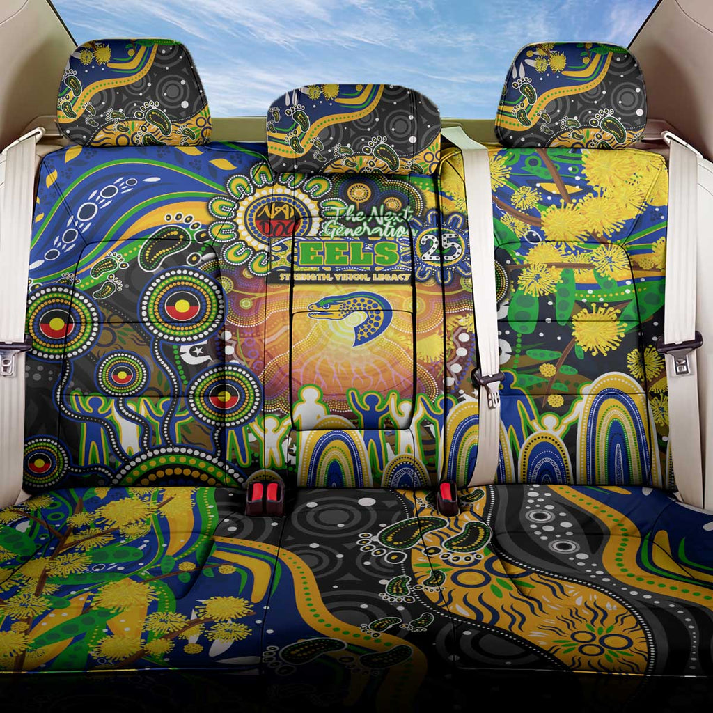 NAIDOC Week 2025 Eels Rugby Back Car Seat Cover Aboriginal Dot Painting