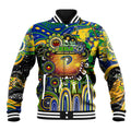 Personalised NAIDOC Week 2025 Eels Rugby Baseball Jacket Aboriginal Dot Painting