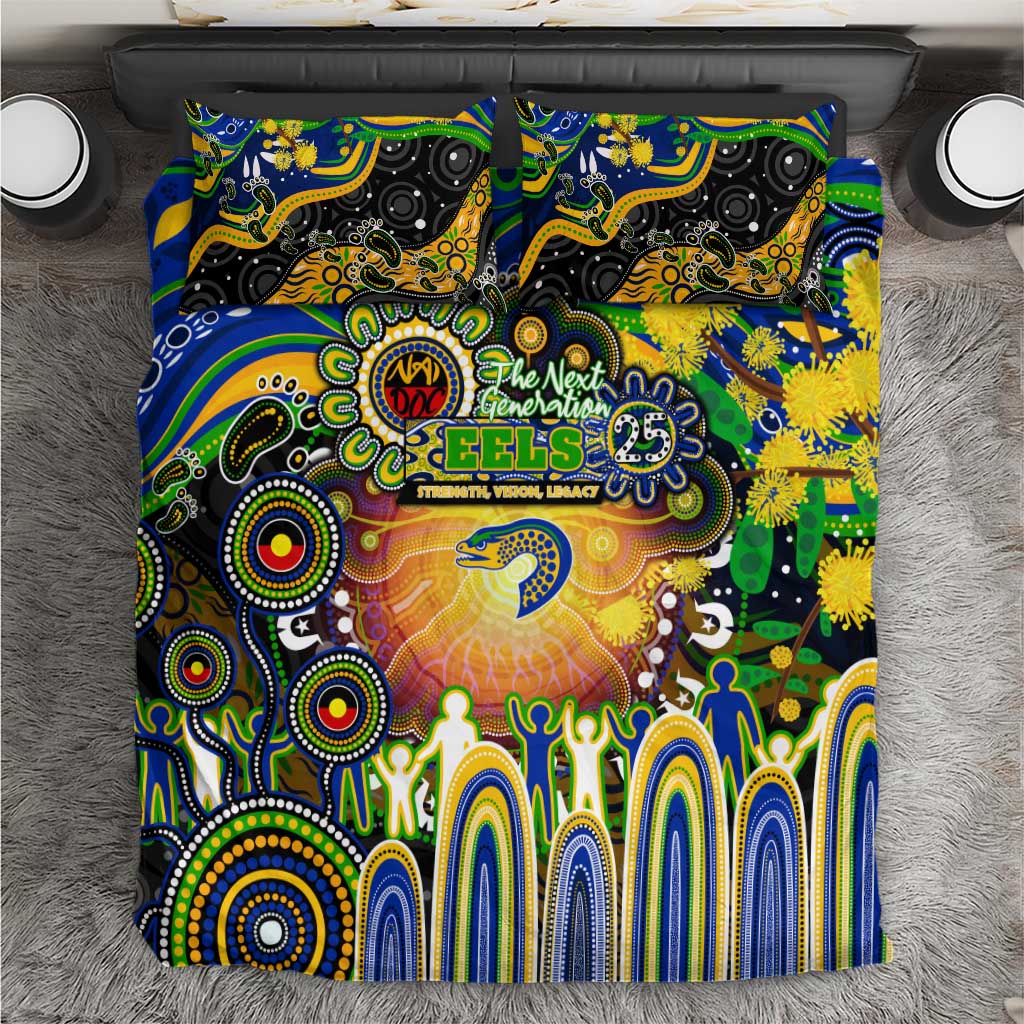 NAIDOC Week 2025 Eels Rugby Bedding Set Aboriginal Dot Painting