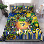 NAIDOC Week 2025 Eels Rugby Bedding Set Aboriginal Dot Painting
