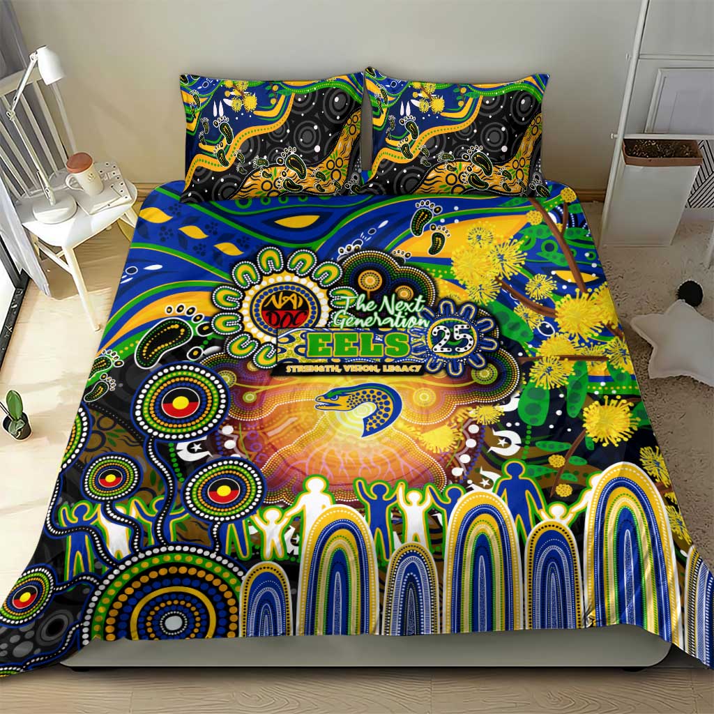 NAIDOC Week 2025 Eels Rugby Bedding Set Aboriginal Dot Painting