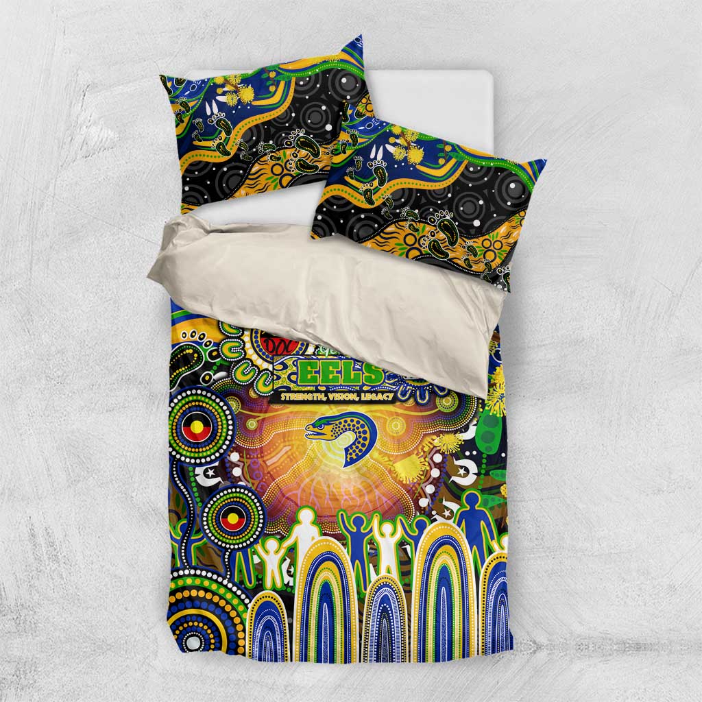 NAIDOC Week 2025 Eels Rugby Bedding Set Aboriginal Dot Painting