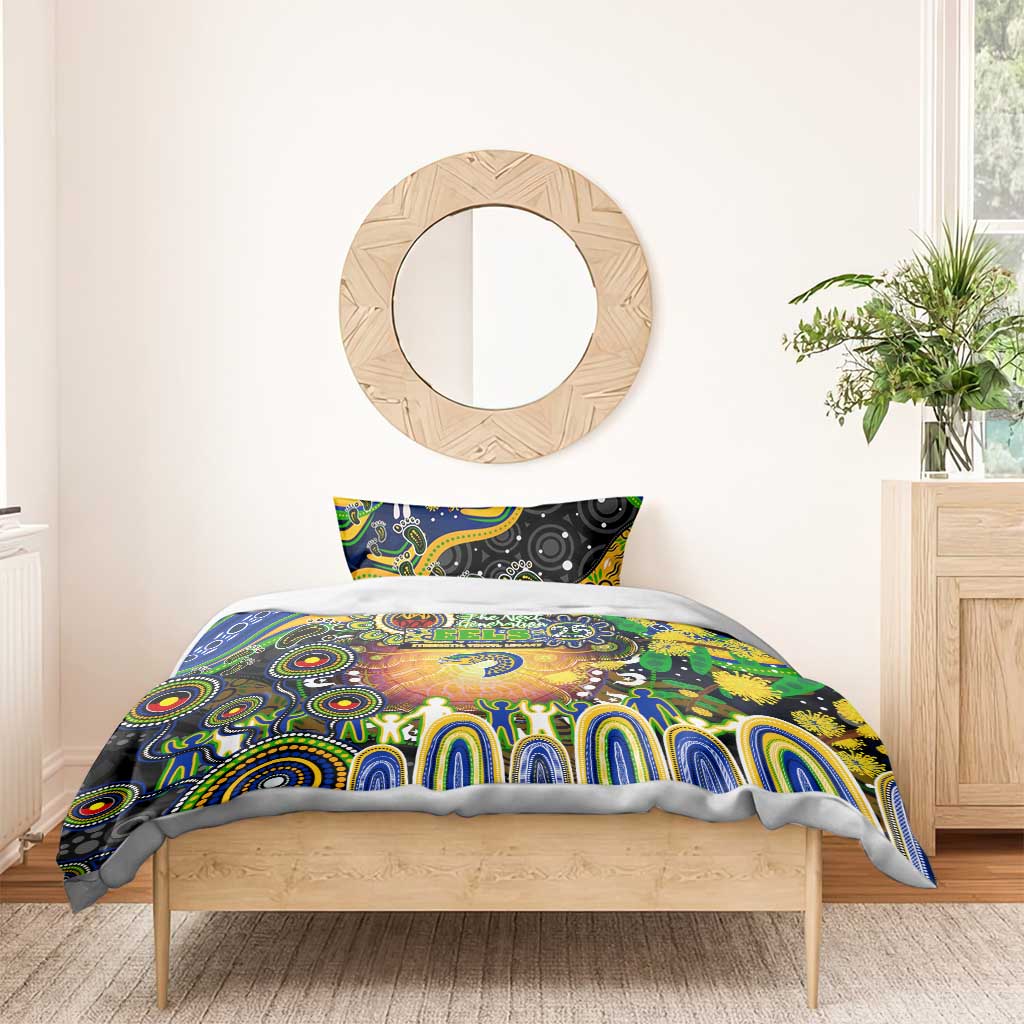 NAIDOC Week 2025 Eels Rugby Bedding Set Aboriginal Dot Painting