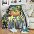 NAIDOC Week 2025 Eels Rugby Blanket Aboriginal Dot Painting