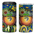 NAIDOC Week 2025 Eels Rugby 4 in 1 Can Cooler Tumbler Aboriginal Dot Painting