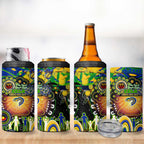 NAIDOC Week 2025 Eels Rugby 4 in 1 Can Cooler Tumbler Aboriginal Dot Painting