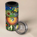 NAIDOC Week 2025 Eels Rugby 4 in 1 Can Cooler Tumbler Aboriginal Dot Painting