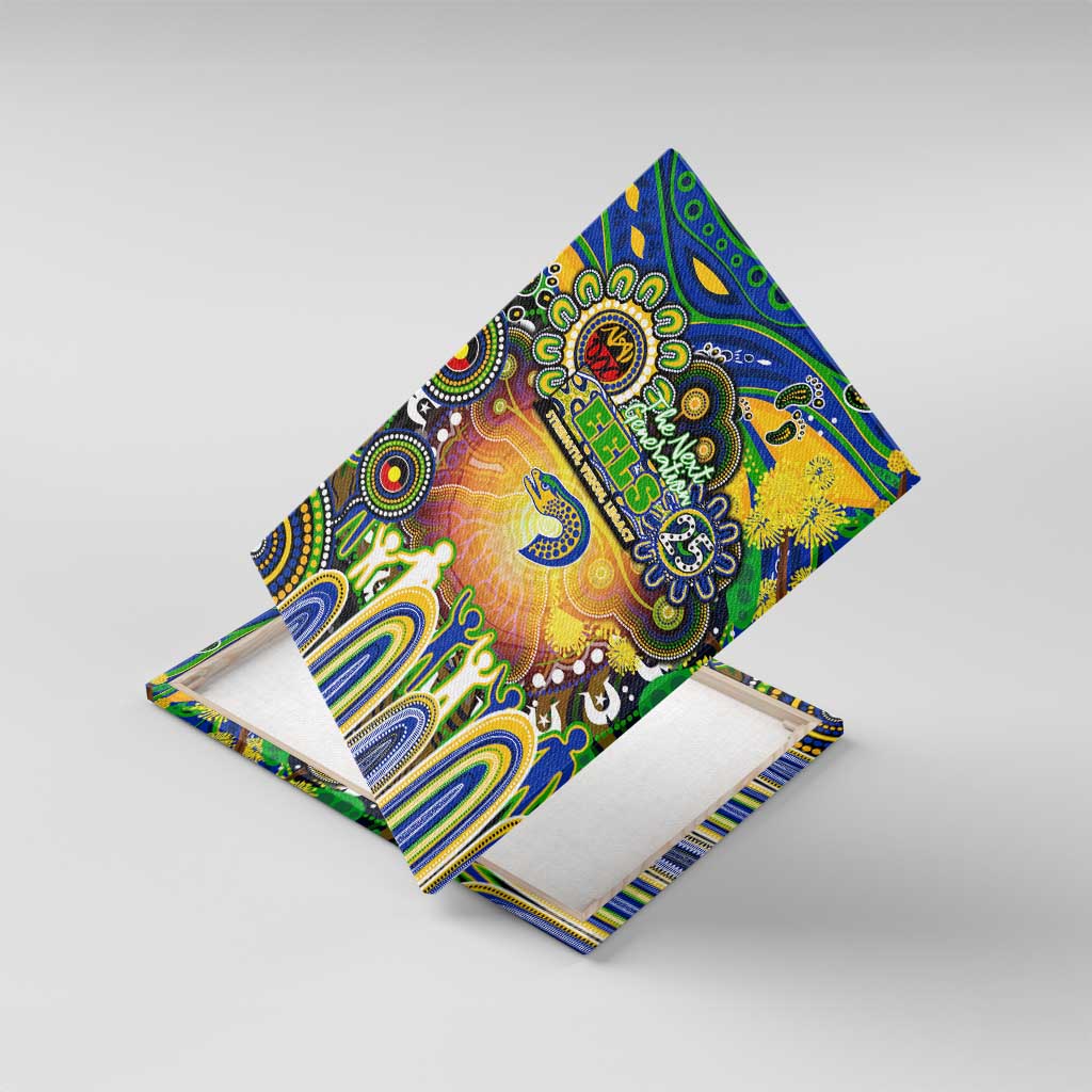NAIDOC Week 2025 Eels Rugby Canvas Wall Art Aboriginal Dot Painting