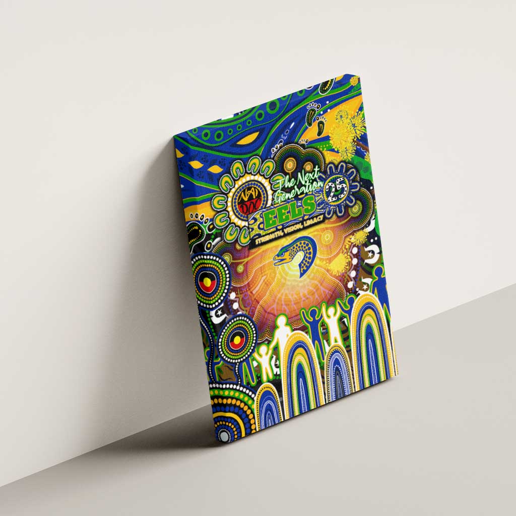 NAIDOC Week 2025 Eels Rugby Canvas Wall Art Aboriginal Dot Painting