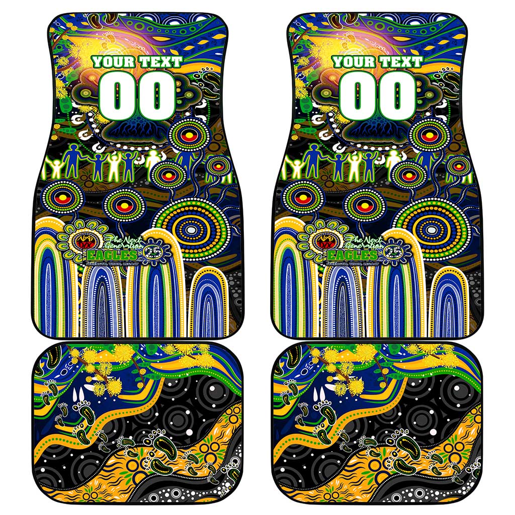 NAIDOC Week 2025 Eels Rugby Car Mats Aboriginal Dot Painting