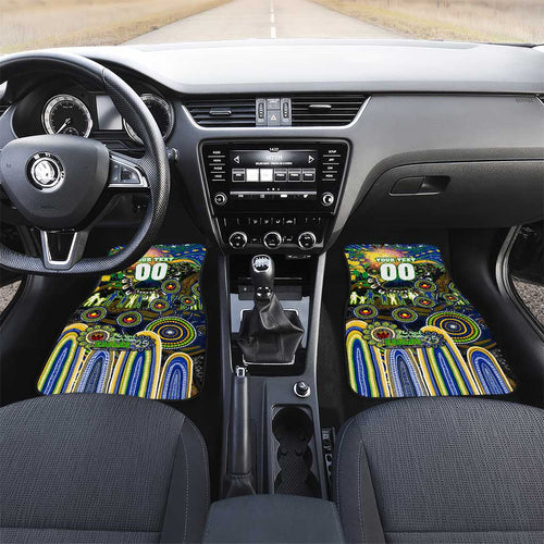 NAIDOC Week 2025 Eels Rugby Car Mats Aboriginal Dot Painting
