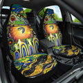 NAIDOC Week 2025 Eels Rugby Car Seat Cover Aboriginal Dot Painting