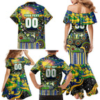 Personalised NAIDOC Week 2025 Eels Rugby Family Matching Mermaid Dress and Hawaiian Shirt Aboriginal Dot Painting