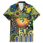 Personalised NAIDOC Week 2025 Eels Rugby Family Matching Mermaid Dress and Hawaiian Shirt Aboriginal Dot Painting