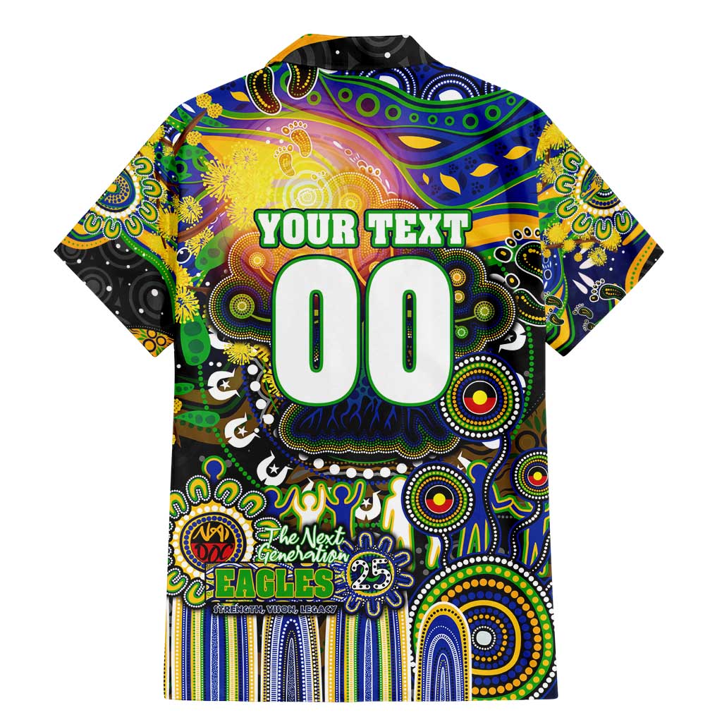 Personalised NAIDOC Week 2025 Eels Rugby Family Matching Mermaid Dress and Hawaiian Shirt Aboriginal Dot Painting