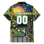 Personalised NAIDOC Week 2025 Eels Rugby Family Matching Summer Maxi Dress and Hawaiian Shirt Aboriginal Dot Painting
