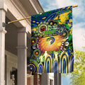 NAIDOC Week 2025 Eels Rugby Garden Flag Aboriginal Dot Painting