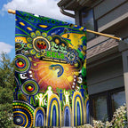 NAIDOC Week 2025 Eels Rugby Garden Flag Aboriginal Dot Painting
