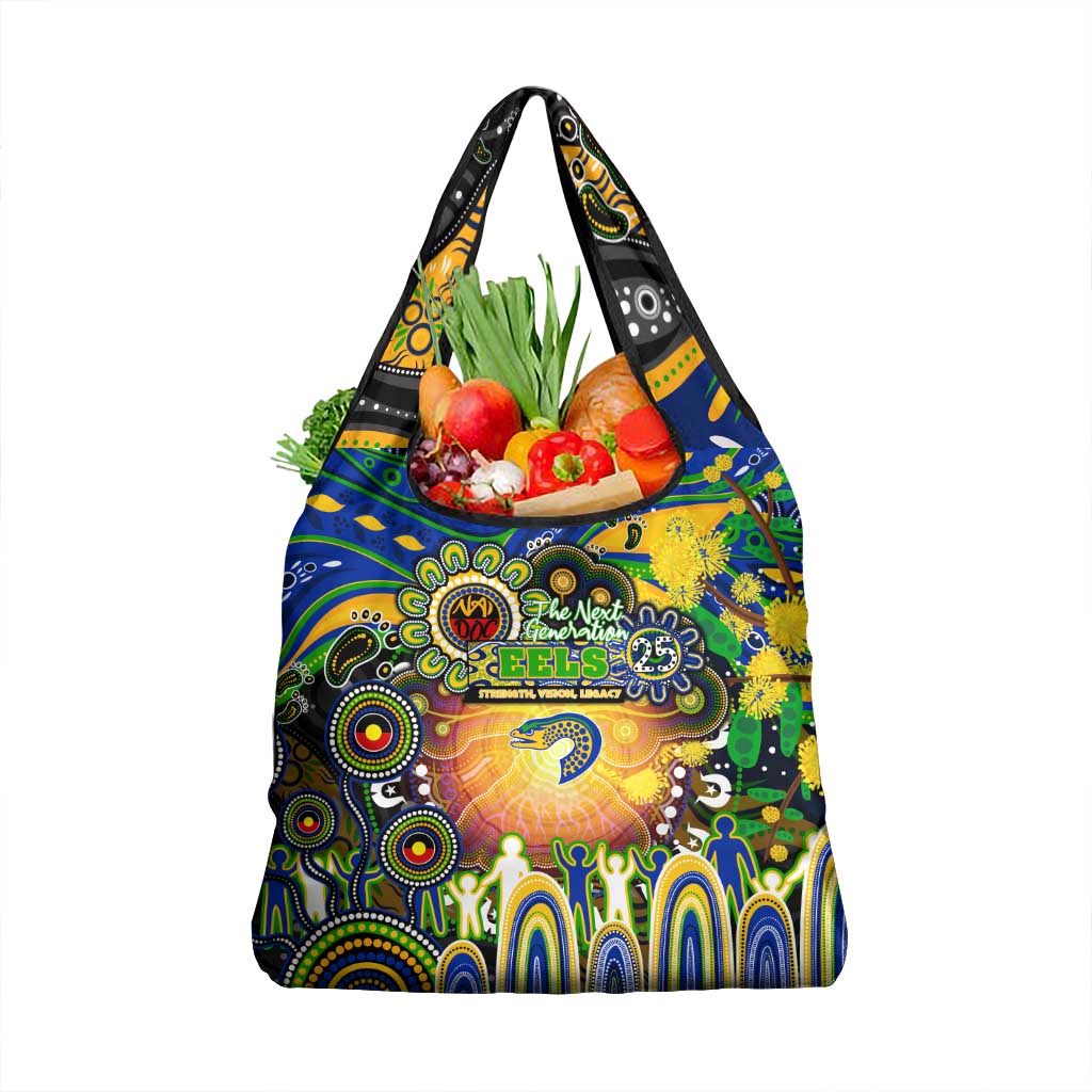 NAIDOC Week 2025 Eels Rugby Grocery Bag Aboriginal Dot Painting