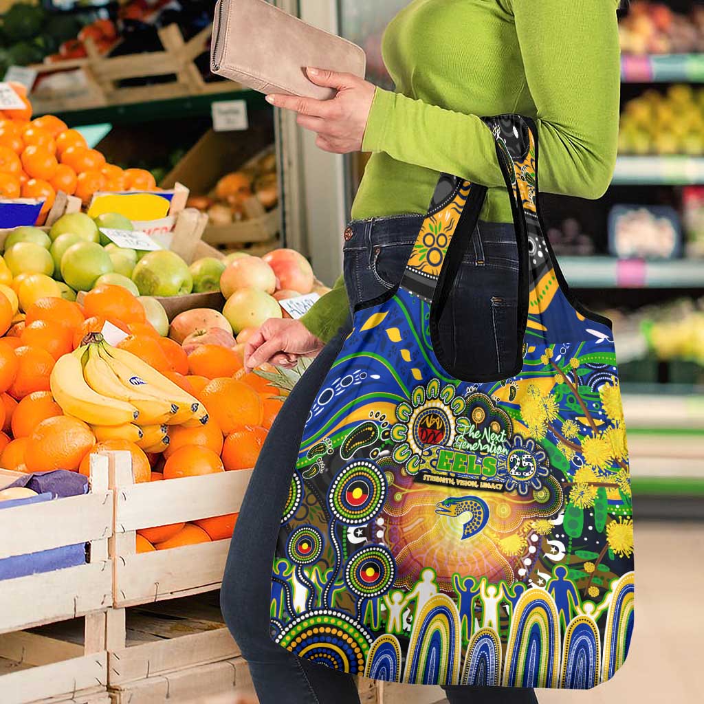 NAIDOC Week 2025 Eels Rugby Grocery Bag Aboriginal Dot Painting