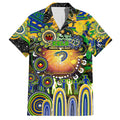 Personalised NAIDOC Week 2025 Eels Rugby Hawaiian Shirt Aboriginal Dot Painting