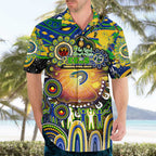 Personalised NAIDOC Week 2025 Eels Rugby Hawaiian Shirt Aboriginal Dot Painting