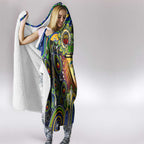 NAIDOC Week 2025 Eels Rugby Hooded Blanket Aboriginal Dot Painting