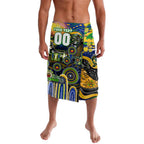 Personalised NAIDOC Week 2025 Eels Rugby Lavalava Aboriginal Dot Painting