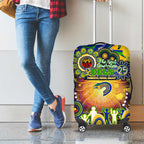 NAIDOC Week 2025 Eels Rugby Luggage Cover Aboriginal Dot Painting