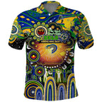 Personalised NAIDOC Week 2025 Eels Rugby Polo Shirt Aboriginal Dot Painting