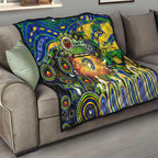 NAIDOC Week 2025 Eels Rugby Quilt Aboriginal Dot Painting