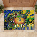 NAIDOC Week 2025 Eels Rugby Rubber Doormat Aboriginal Dot Painting