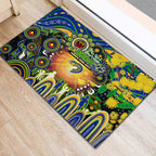 NAIDOC Week 2025 Eels Rugby Rubber Doormat Aboriginal Dot Painting