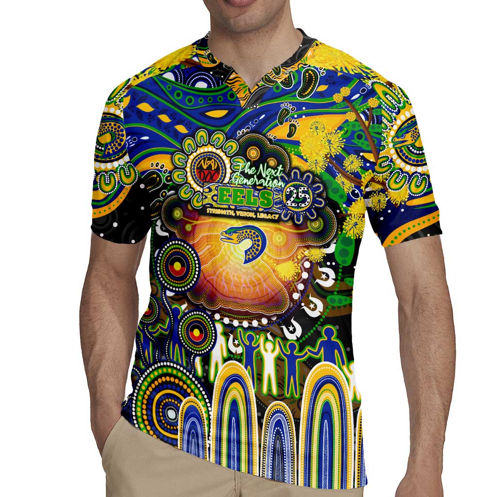 Personalised NAIDOC Week 2025 Eels Rugby Rugby Jersey Aboriginal Dot Painting