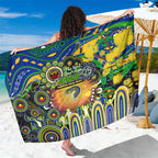 NAIDOC Week 2025 Eels Rugby Sarong Aboriginal Dot Painting