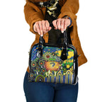 NAIDOC Week 2025 Eels Rugby Shoulder Handbag Aboriginal Dot Painting
