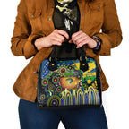 NAIDOC Week 2025 Eels Rugby Shoulder Handbag Aboriginal Dot Painting