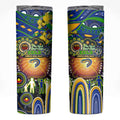 NAIDOC Week 2025 Eels Rugby Skinny Tumbler Aboriginal Dot Painting